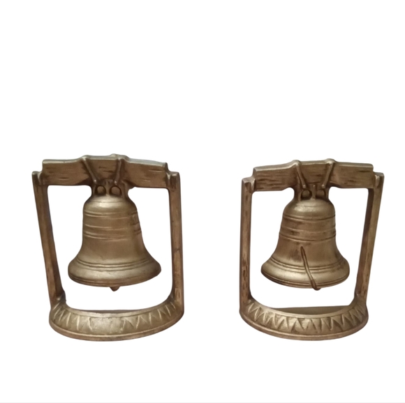 Liberty Bell Brass Bookends - Picture 3 of 6